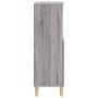 Aparador alto de madera contrachapada gris Sonoma 60x36x110 cm de vidaXL, Aparadores - Ref: Foro24-821226, Precio: 91,37 €, D...