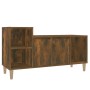 TV stand made of smoked oak plywood, measuring 100x35x55 cm. by vidaXL, TV Furniture - Ref: Foro24-821177, Price: 53,34 €, Di...