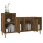 TV stand made of smoked oak plywood, measuring 100x35x55 cm. by vidaXL, TV Furniture - Ref: Foro24-821177, Price: 53,34 €, Di...