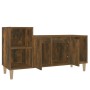 TV stand made of smoked oak plywood, measuring 100x35x55 cm. by vidaXL, TV Furniture - Ref: Foro24-821177, Price: 53,34 €, Di...