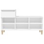 Mueble zapatero madera contrachapada blanco 102x36x60 cm de vidaXL, Zapateros y organizadores de calzado - Ref: Foro24-821204...