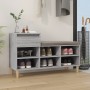 Shoe cabinet made of gray Sonoma plywood wood 102x36x60 cm by vidaXL, Shoe racks and shoe organizers - Ref: Foro24-821210, Pr...