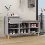 Shoe cabinet made of gray Sonoma plywood wood 102x36x60 cm by vidaXL, Shoe racks and shoe organizers - Ref: Foro24-821210, Pr...