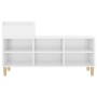 Mueble zapatero madera contrachapada blanco brillo 102x36x60 cm de vidaXL, Zapateros y organizadores de calzado - Ref: Foro24...