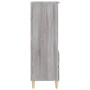 Aparador alto madera contrachapada gris Sonoma 40x36x110 cm de vidaXL, Aparadores - Ref: Foro24-821242, Precio: 60,99 €, Desc...