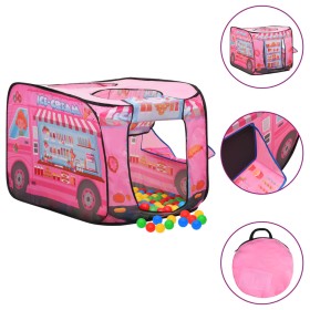 Tienda de juegos para niños rosa 70x112x70 cm de vidaXL, Tiendas y túneles de juego - Ref: Foro24-93682, Precio: 31,65 €, Des...