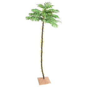 Palmera artificial con 252 LED blanco cálido 400 cm de vidaXL, Arboles de navidad - Ref: Foro24-345141, Precio: 135,99 €, Des...