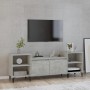 Mueble para TV madera contrachapada gris hormigón 160x35x55 cm de vidaXL, Muebles TV - Ref: Foro24-821200, Precio: 89,06 €, D...