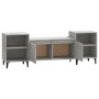 Mueble para TV madera contrachapada gris hormigón 160x35x55 cm de vidaXL, Muebles TV - Ref: Foro24-821200, Precio: 89,06 €, D...