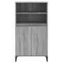 Tall Sonoma Gray Plywood Sideboard 60x36x110 cm by vidaXL, Sideboards - Ref: Foro24-821234, Price: 102,99 €, Discount: %