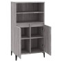 Tall Sonoma Gray Plywood Sideboard 60x36x110 cm by vidaXL, Sideboards - Ref: Foro24-821234, Price: 102,99 €, Discount: %