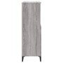 Tall Sonoma Gray Plywood Sideboard 60x36x110 cm by vidaXL, Sideboards - Ref: Foro24-821234, Price: 102,99 €, Discount: %