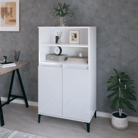 High glossy white plywood sideboard 60x36x110 cm by vidaXL, Sideboards - Ref: Foro24-821230, Price: 107,71 €, Discount: %