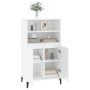 High glossy white plywood sideboard 60x36x110 cm by vidaXL, Sideboards - Ref: Foro24-821230, Price: 107,58 €, Discount: %