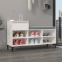 Mueble zapatero madera contrachapada blanco 102x36x60 cm de vidaXL, Zapateros y organizadores de calzado - Ref: Foro24-821212...