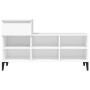 Plywood white shoe cabinet 102x36x60 cm by vidaXL, Shoe racks and shoe organizers - Ref: Foro24-821212, Price: 69,60 €, Disco...