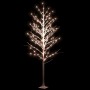 Abedul artificial blanco con 240 LEDs blanco cálido 300 cm de vidaXL, Arboles de navidad - Ref: Foro24-345146, Precio: 94,99 ...