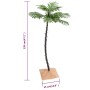 Artificial palm tree with 72 warm white LEDs 120 cm by vidaXL, Christmas trees - Ref: Foro24-345136, Price: 52,24 €, Discount: %