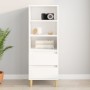 Aparador alto madera contrachapada blanco 40x36x110 cm de vidaXL, Aparadores - Ref: Foro24-821236, Precio: 82,10 €, Descuento: %