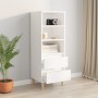 Aparador alto madera contrachapada blanco 40x36x110 cm de vidaXL, Aparadores - Ref: Foro24-821236, Precio: 82,10 €, Descuento: %