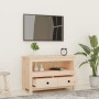 Solid pine wood TV cabinet 79x35x52 cm by vidaXL, TV Furniture - Ref: Foro24-821497, Price: 80,99 €, Discount: %