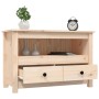 Solid pine wood TV cabinet 79x35x52 cm by vidaXL, TV Furniture - Ref: Foro24-821497, Price: 80,99 €, Discount: %