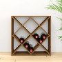 Botellero madera maciza de pino marrón miel 62x25x62 cm de vidaXL, Armarios para vino y licores - Ref: Foro24-821545, Precio:...