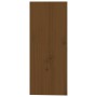 Botellero madera maciza de pino marrón miel 62x25x62 cm de vidaXL, Armarios para vino y licores - Ref: Foro24-821545, Precio:...