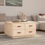 Solid pine wood coffee table 80x80x45 cm by vidaXL, Coffee table - Ref: Foro24-821517, Price: 130,35 €, Discount: %