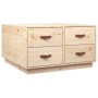 Mesa de centro de madera maciza de pino 80x80x45 cm de vidaXL, Mesas de centro - Ref: Foro24-821517, Precio: 130,35 €, Descue...