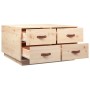 Mesa de centro de madera maciza de pino 80x80x45 cm de vidaXL, Mesas de centro - Ref: Foro24-821517, Precio: 130,35 €, Descue...