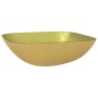 Lavabo de vidrio dorado 42x42x14 cm de vidaXL, Lavabos - Ref: Foro24-345260, Precio: 59,42 €, Descuento: %