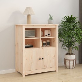 Solid pine wood sideboard 83x41.5x100 cm by vidaXL, Sideboards - Ref: Foro24-821512, Price: 123,99 €, Discount: %