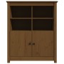 Aparador de madera maciza de pino marrón miel 83x41,5x100 cm de vidaXL, Aparadores - Ref: Foro24-821515, Precio: 110,03 €, De...