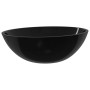 Lavabo de vidrio negro 50x37x14 cm de vidaXL, Lavabos - Ref: Foro24-345249, Precio: 62,23 €, Descuento: %