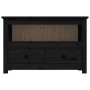 Mueble de TV de madera maciza de pino negro 79x35x52 cm de vidaXL, Muebles TV - Ref: Foro24-821501, Precio: 93,16 €, Descuent...