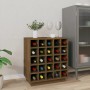 Honey brown solid pine wood wine rack 55.5x34x61 cm by vidaXL, Wine and liquor cabinets - Ref: Foro24-821530, Price: 84,26 €,...