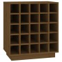 Honey brown solid pine wood wine rack 55.5x34x61 cm by vidaXL, Wine and liquor cabinets - Ref: Foro24-821530, Price: 84,26 €,...