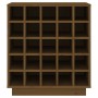 Honey brown solid pine wood wine rack 55.5x34x61 cm by vidaXL, Wine and liquor cabinets - Ref: Foro24-821530, Price: 84,26 €,...