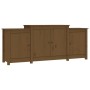 Honigbraunes Sideboard aus massivem Kiefernholz, 164 x 37 x 68 cm von vidaXL, Sideboards - Ref: Foro24-821495, Preis: 212,31 ...