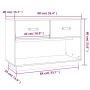 Honigbrauner TV-Schrank aus massivem Kiefernholz, 90 x 40 x 60 cm von vidaXL, TV-Möbel - Ref: Foro24-821525, Preis: 75,58 €, ...