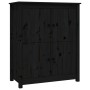 Aparador de madera maciza de pino negro 83x41,5x100 cm de vidaXL, Aparadores - Ref: Foro24-821511, Precio: 153,21 €, Descuent...