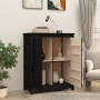 Solid black pine wood sideboard 83x41.5x100 cm by vidaXL, Sideboards - Ref: Foro24-821511, Price: 153,21 €, Discount: %