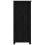 Aparador de madera maciza de pino negro 83x41,5x100 cm de vidaXL, Aparadores - Ref: Foro24-821511, Precio: 153,21 €, Descuent...