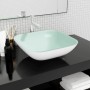 White glass sink 42x42x14 cm by vidaXL, Sinks - Ref: Foro24-345254, Price: 54,23 €, Discount: %