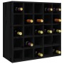 Botellero de madera maciza de pino negro 56x25x56 cm de vidaXL, Armarios para vino y licores - Ref: Foro24-821541, Precio: 97...