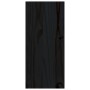 Botellero de madera maciza de pino negro 56x25x56 cm de vidaXL, Armarios para vino y licores - Ref: Foro24-821541, Precio: 97...