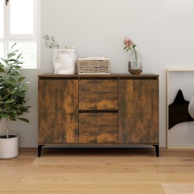 Sideboard aus geräuchertem Eichensperrholz, 104 x 35 x 70 cm von vidaXL, Sideboards - Ref: Foro24-815165, Preis: 88,26 €, Rab...