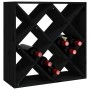 Botellero de madera maciza de pino negro 62x25x62 cm de vidaXL, Armarios para vino y licores - Ref: Foro24-821546, Precio: 10...