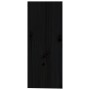 Solid black pine wood wine rack 62x25x62 cm by vidaXL, Wine and liquor cabinets - Ref: Foro24-821546, Price: 94,99 €, Discoun...